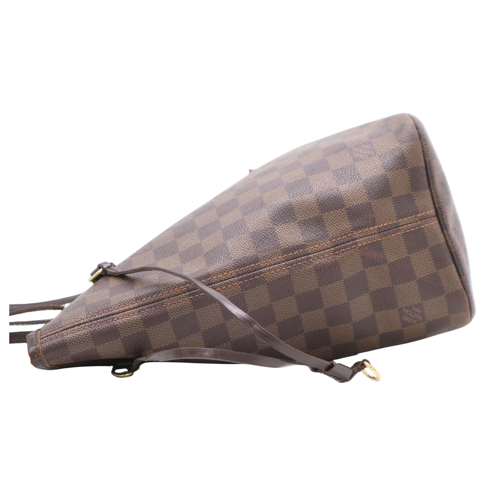 Louis Vuitton Neverfull MM Damier Ebene Tote Bag