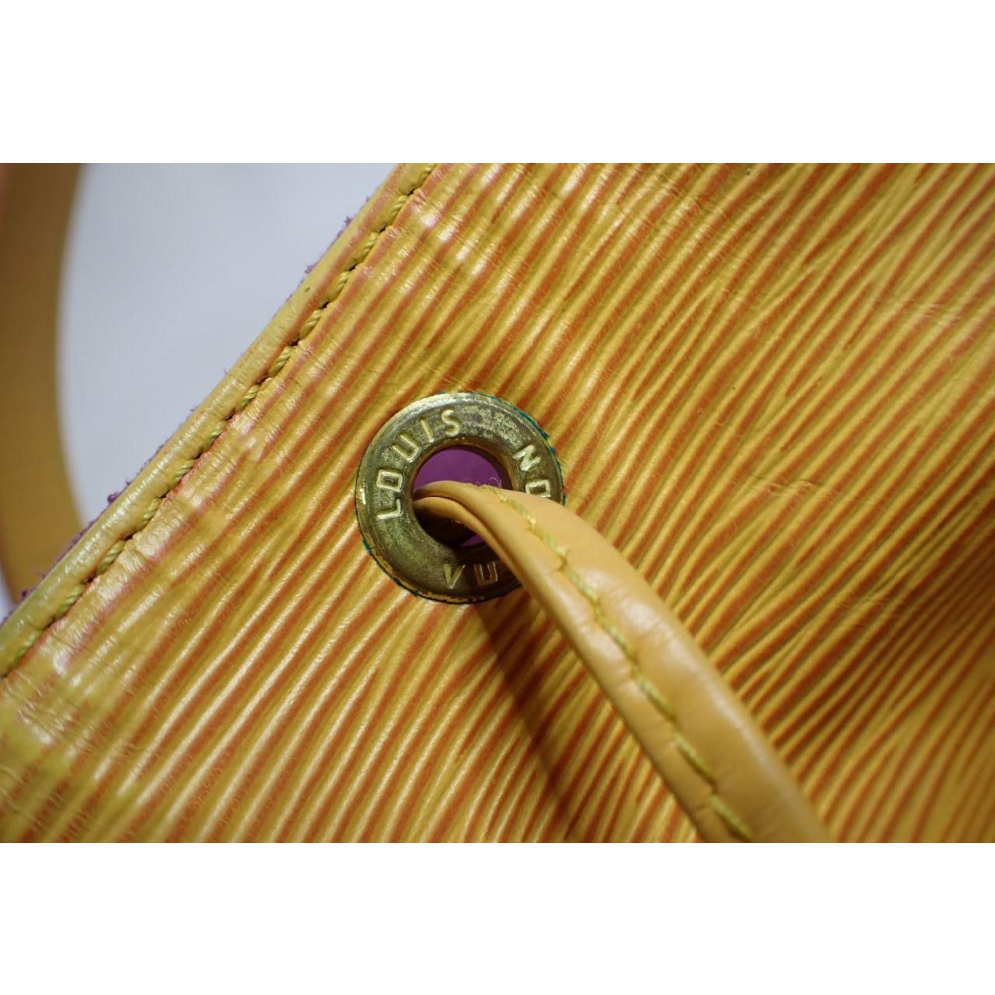 Louis Vuitton Noé Epi Amarillo