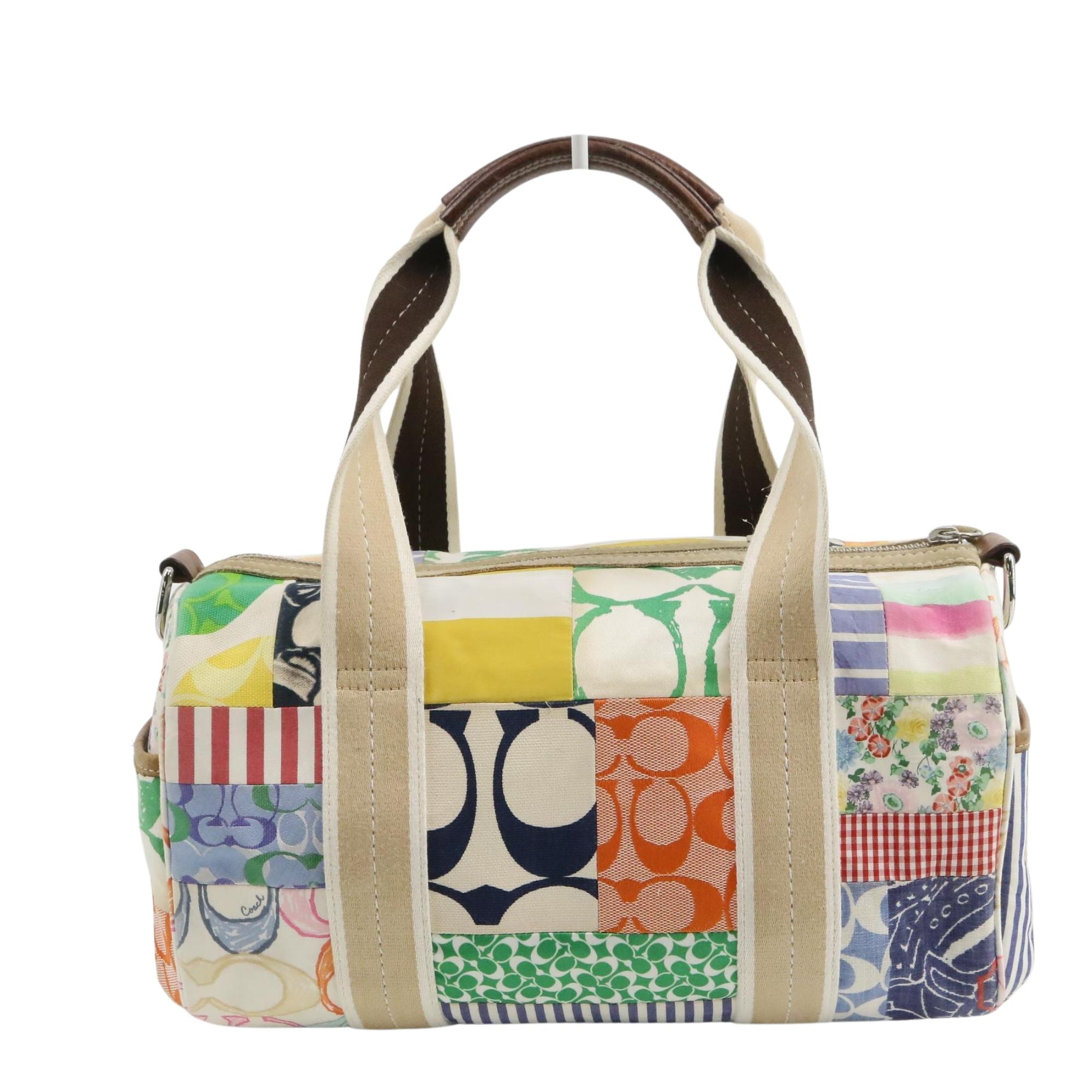 Coach Patchwork Barrel Bag Multicolor