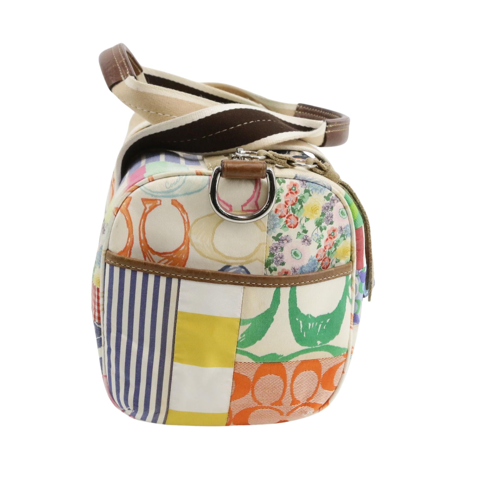 Coach Patchwork Barrel Bag Multicolor