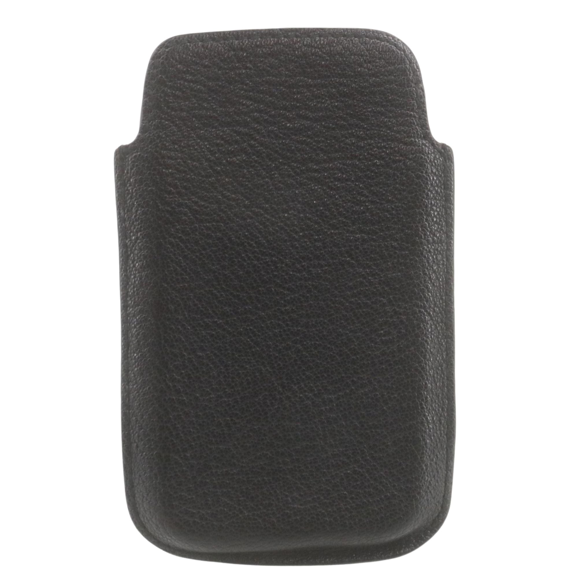 Miu Miu Funda de Móvil / Mini Pouch Negra con Tachuelas y Cristales