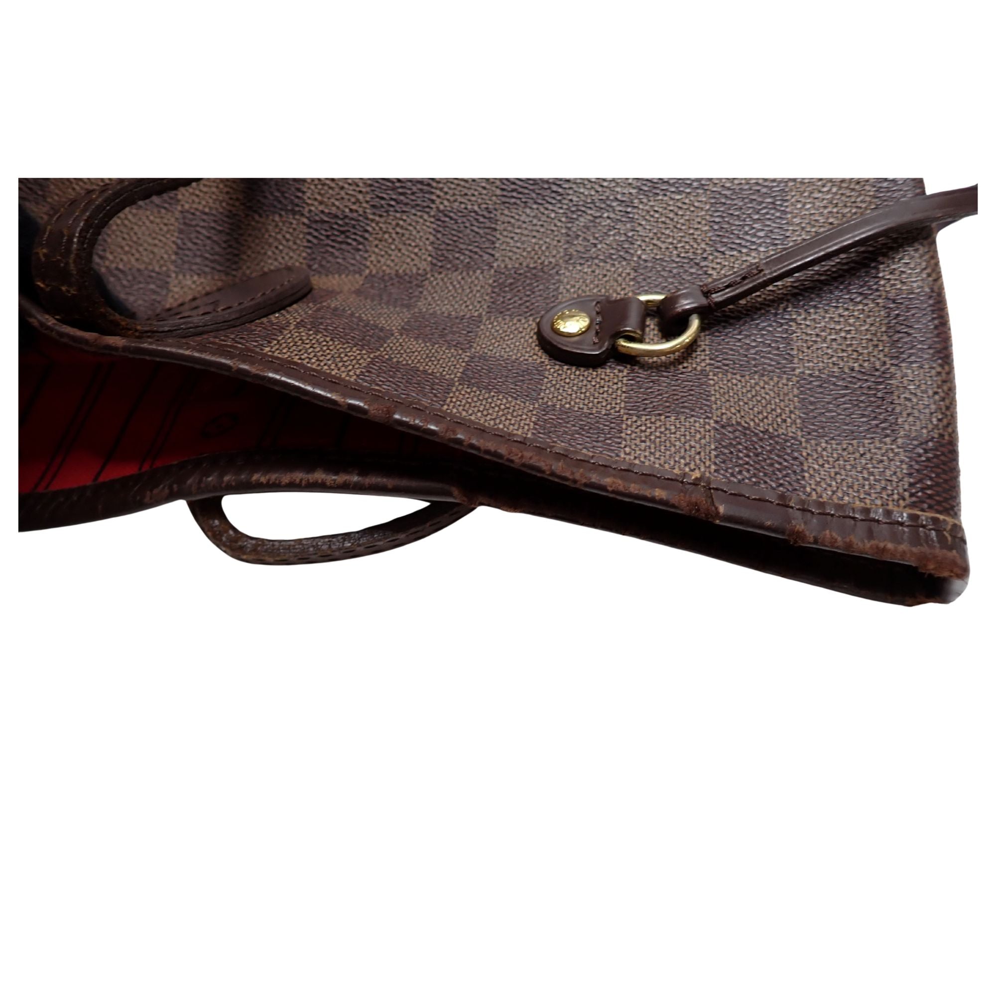 Louis Vuitton Neverfull MM Damier Ebene Tote Bag