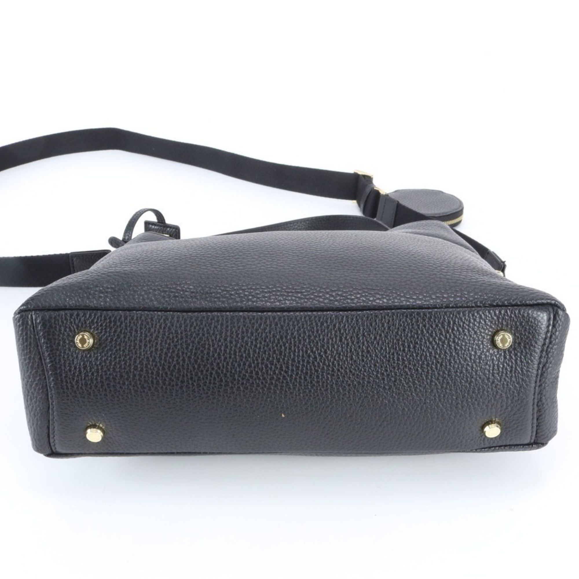 Leather Jewells Bolso Hobo Negro de Piel con Correa Bandolera y Monedero