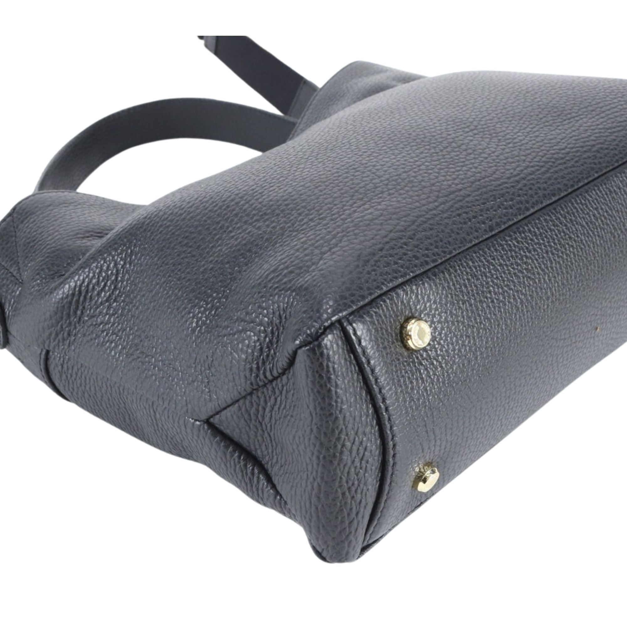 Leather Jewells Bolso Hobo Negro de Piel con Correa Bandolera y Monedero