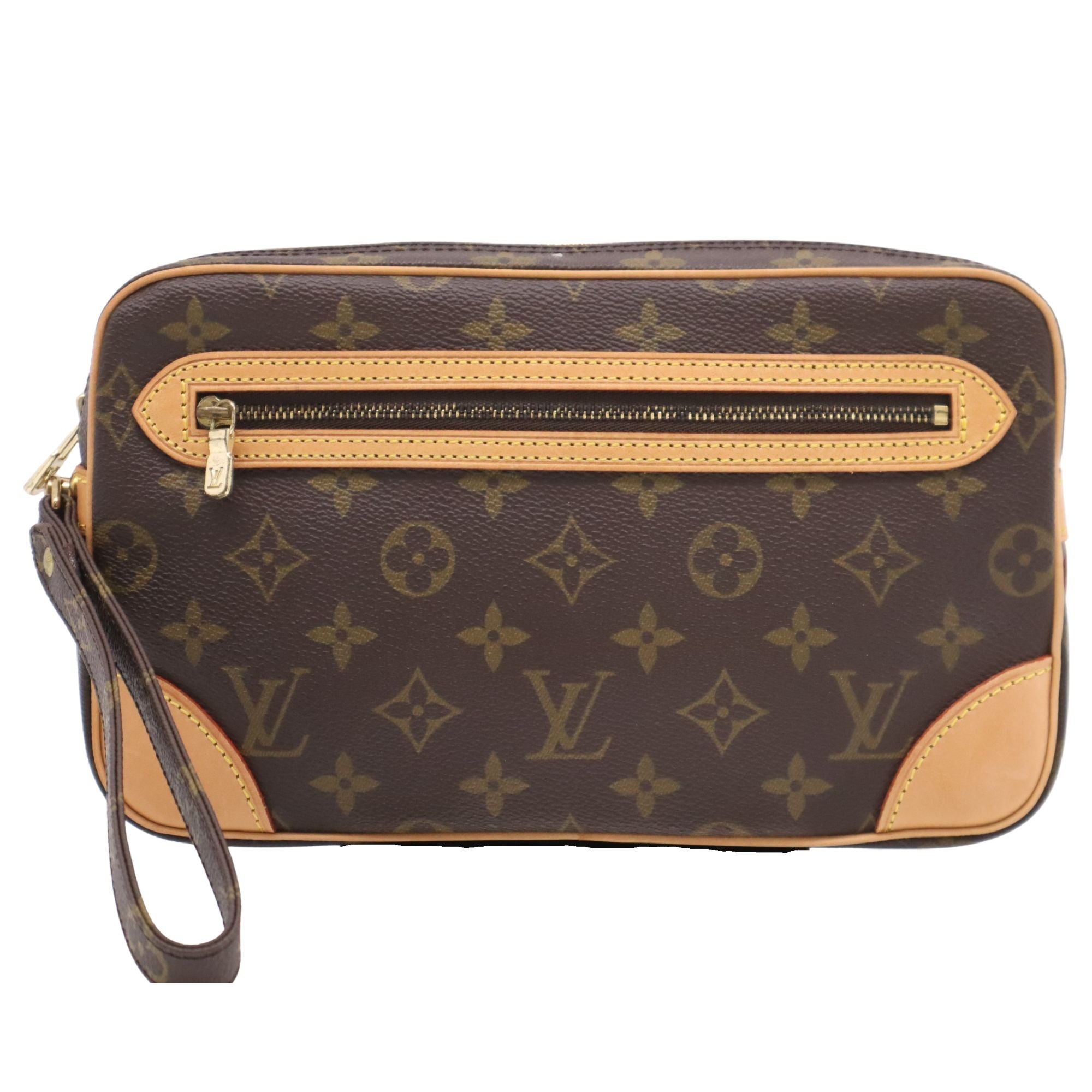 Louis Vuitton Monogram Wristlet Clutch Vintage