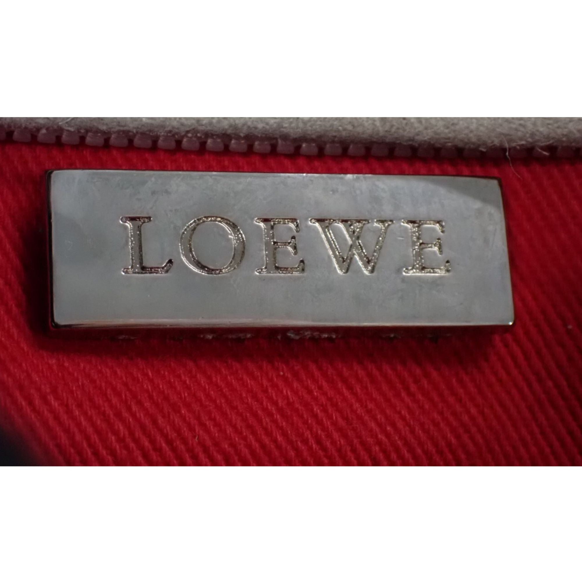 Bolso Loewe Amazona 28 Blanco Marfil y Negro en Ante y Piel