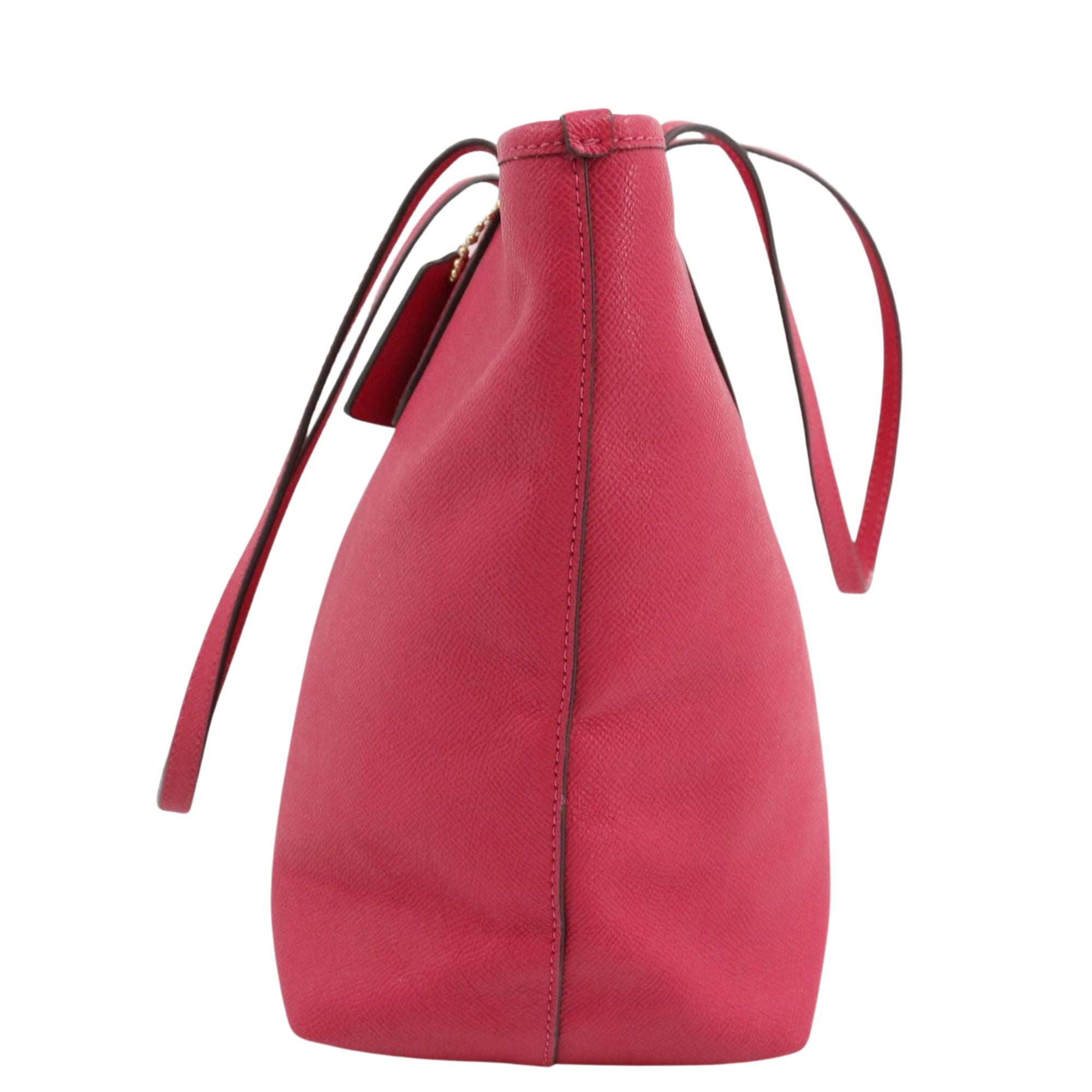 Coach City Tote Rosa Fucsia en Piel Saffiano
