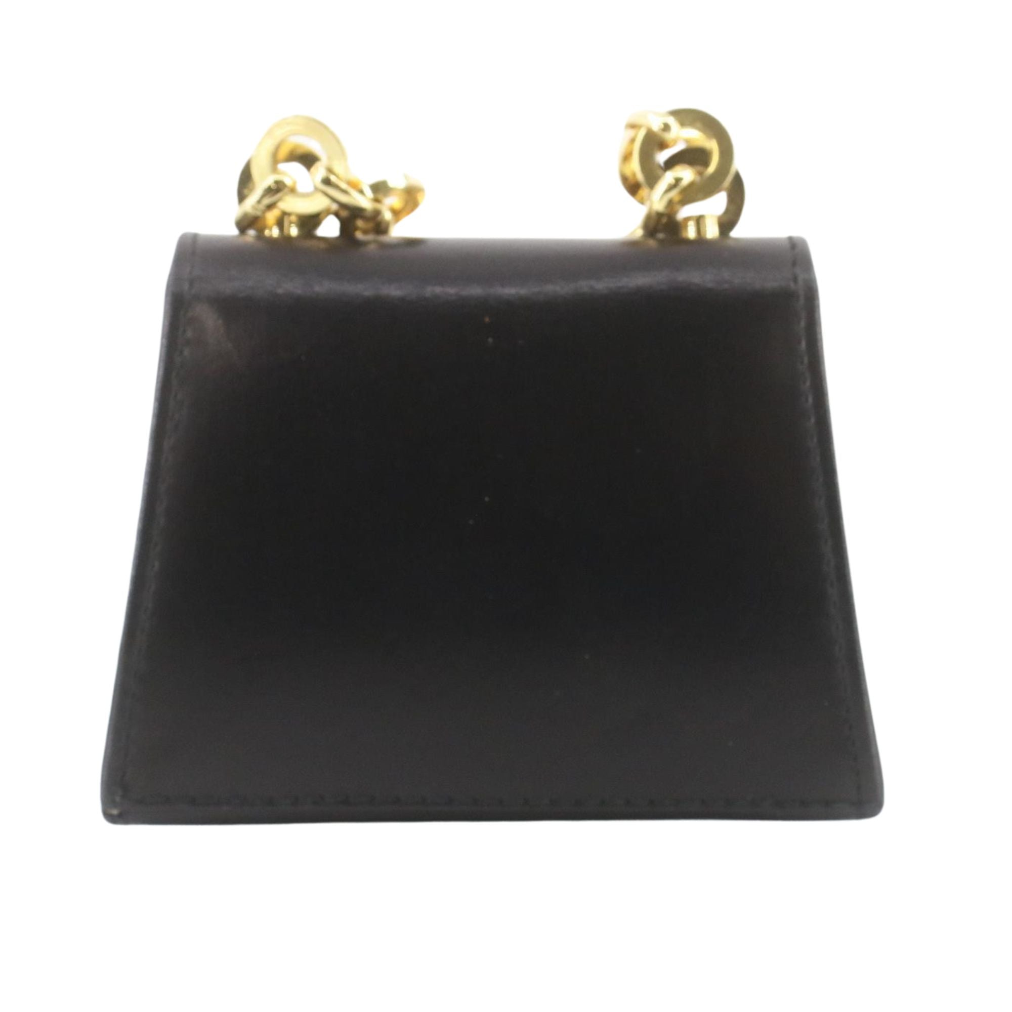 Salvatore Ferragamo Vintage Gancini Mini Shoulder Bag Negra