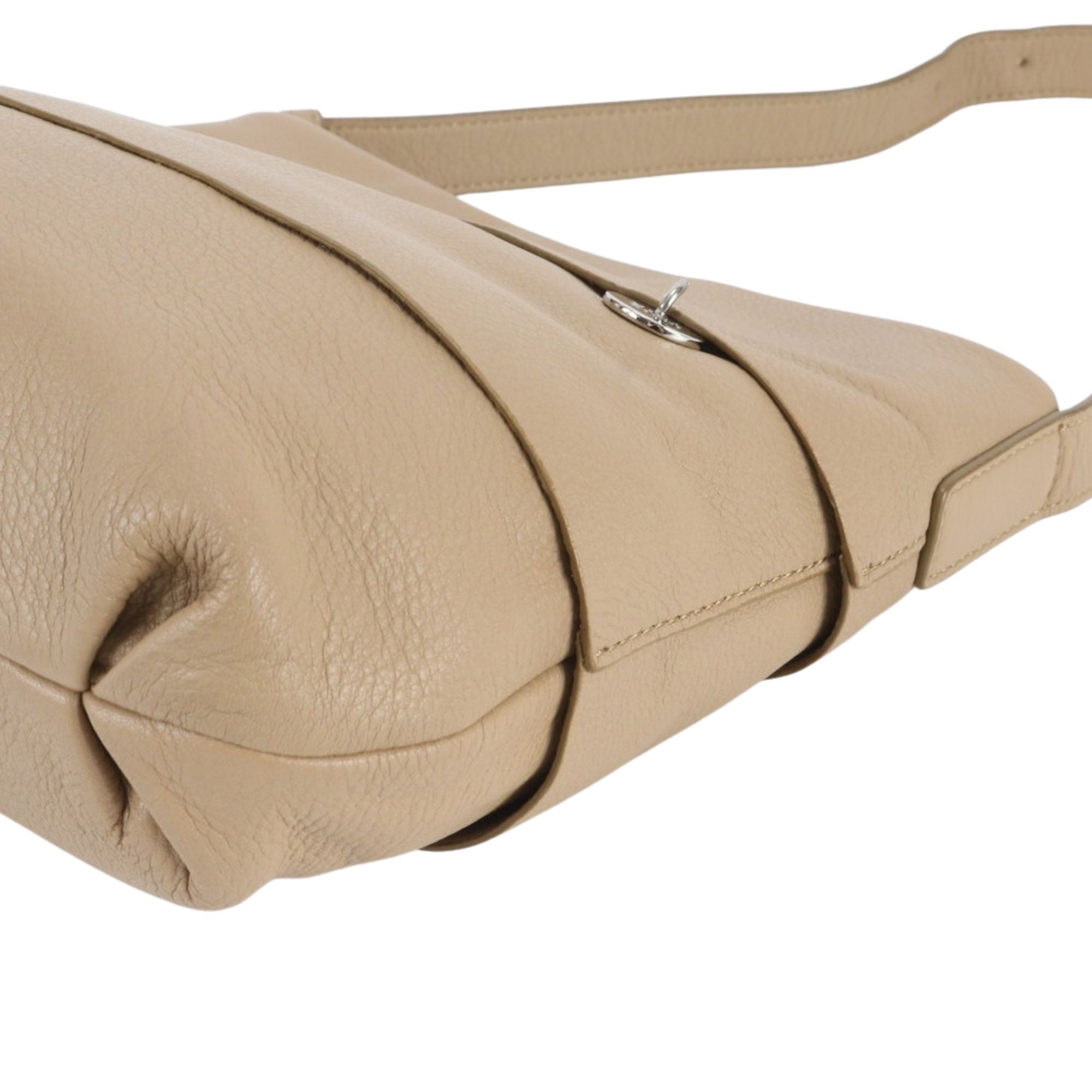 Bolso Bandolera Nina Ricci Beige en Piel