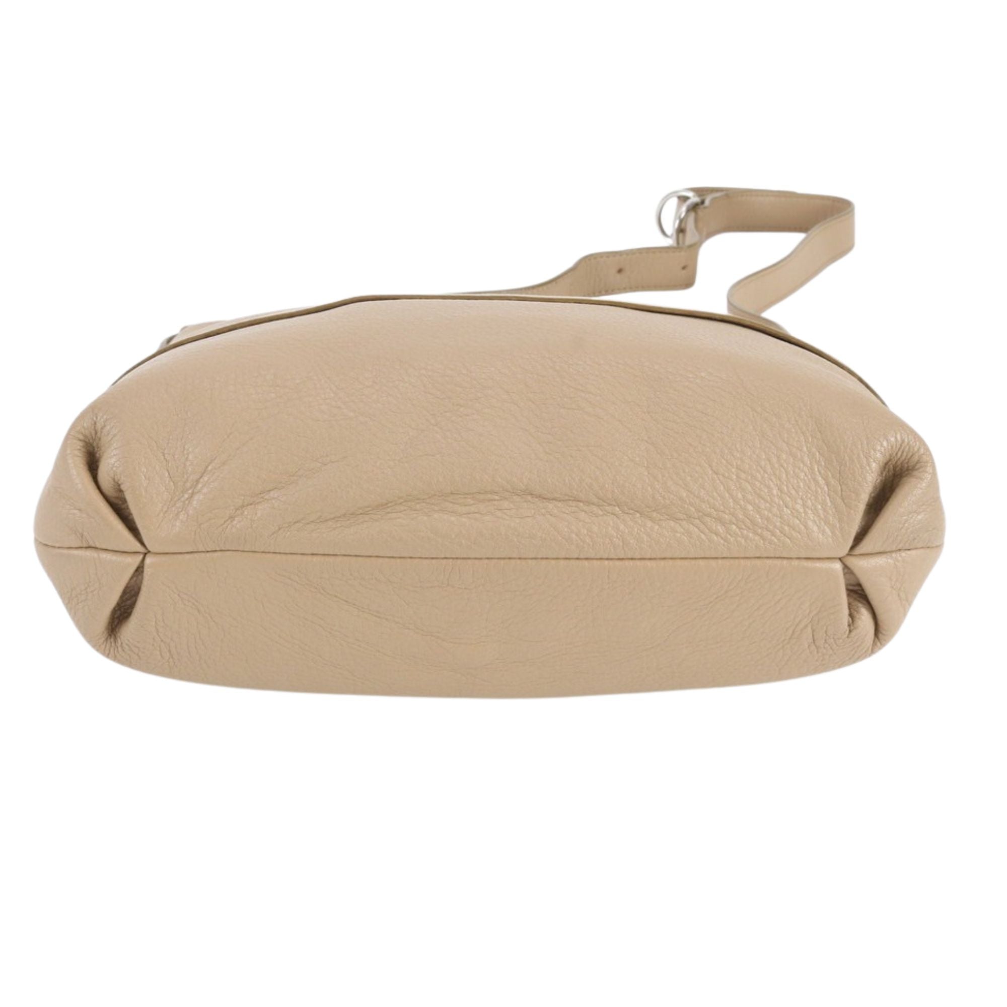 Bolso Bandolera Nina Ricci Beige en Piel