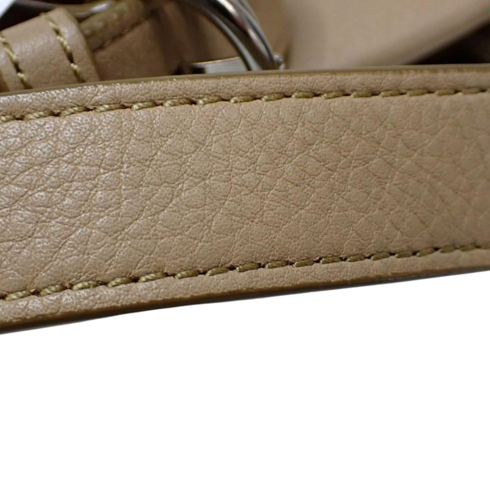 Bolso Bandolera Nina Ricci Beige en Piel
