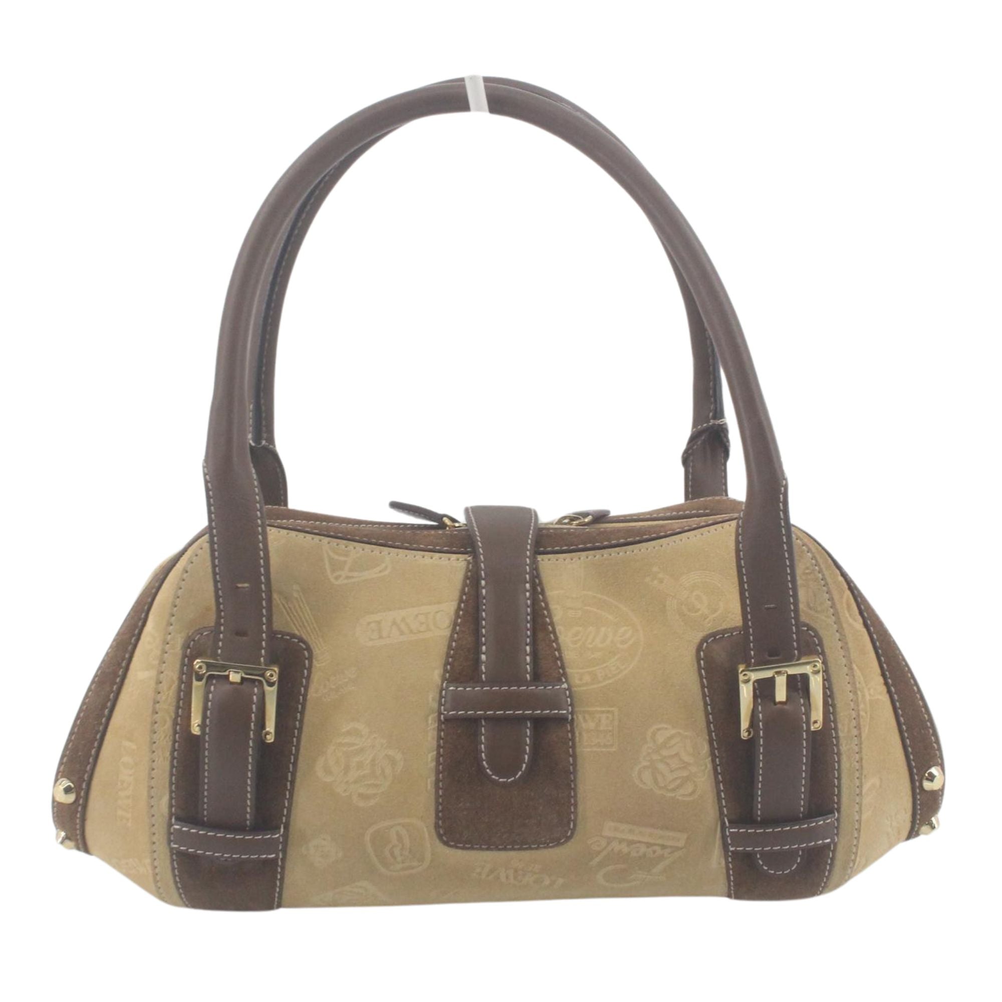 Loewe 160 Aniversario Charm Bowling Bag Beige & Marrón