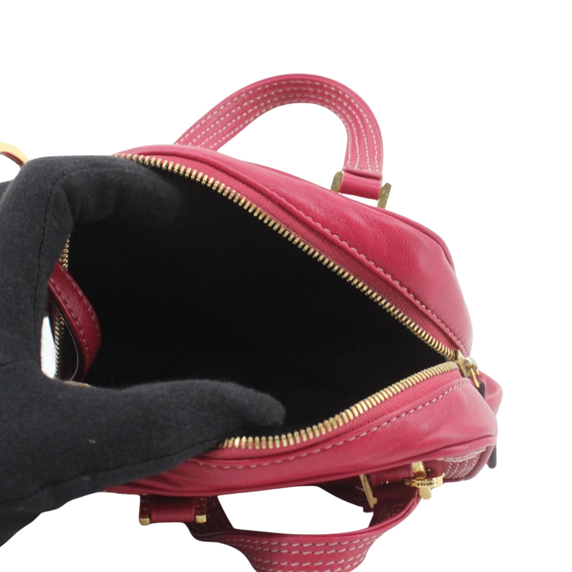 Loewe Mini Amazona Pink Leather Bag
