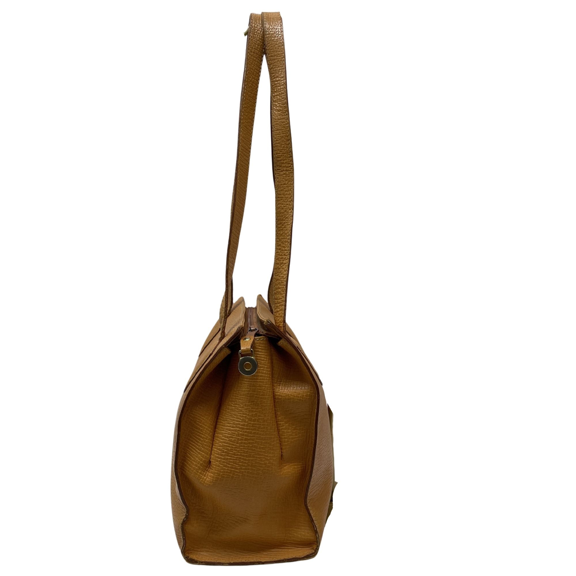 Bolso Loewe Vintage de Piel Color Camel – Elegancia Española Atemporal