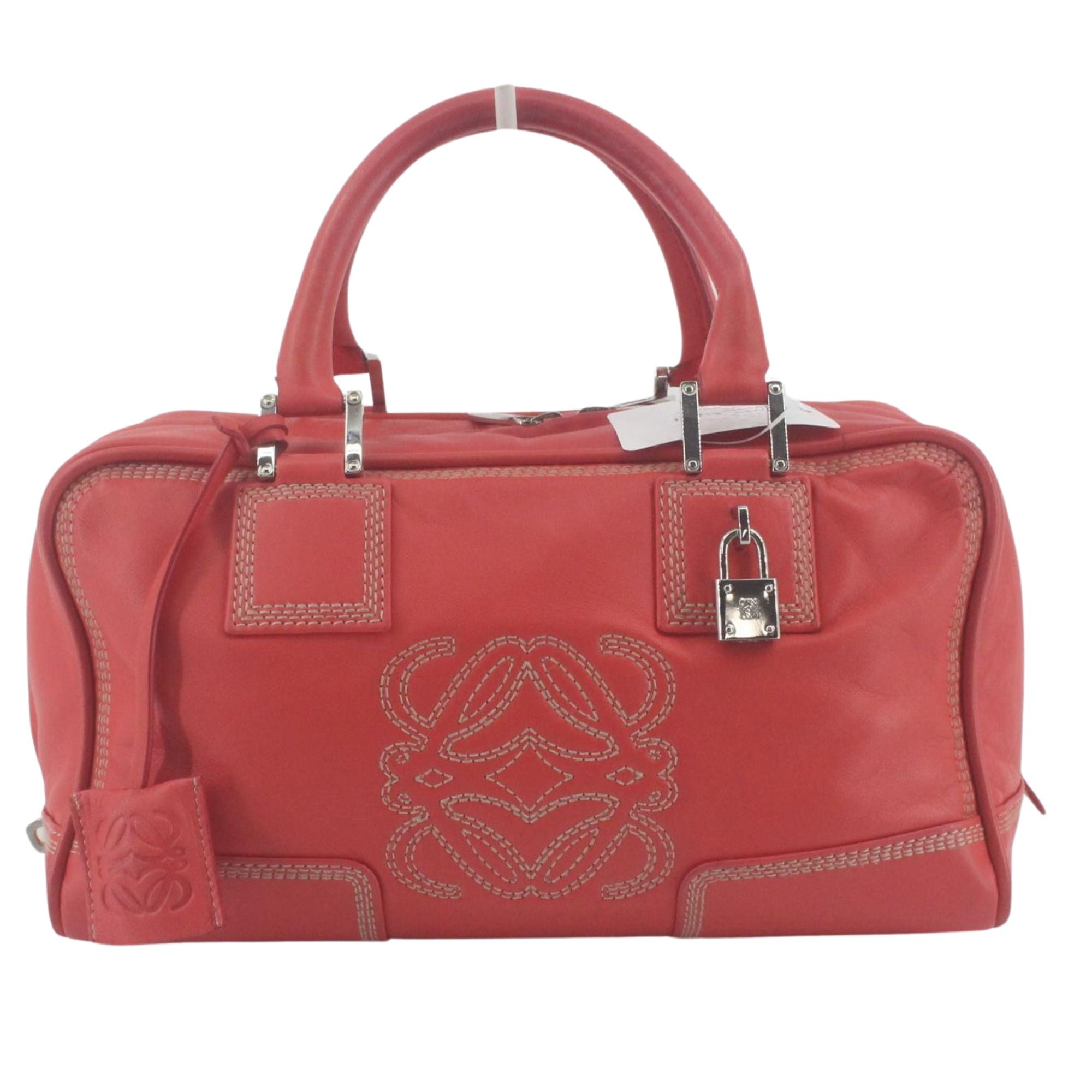 Bolso Loewe Amazona de piel roja – Un icono de la marroquinería española