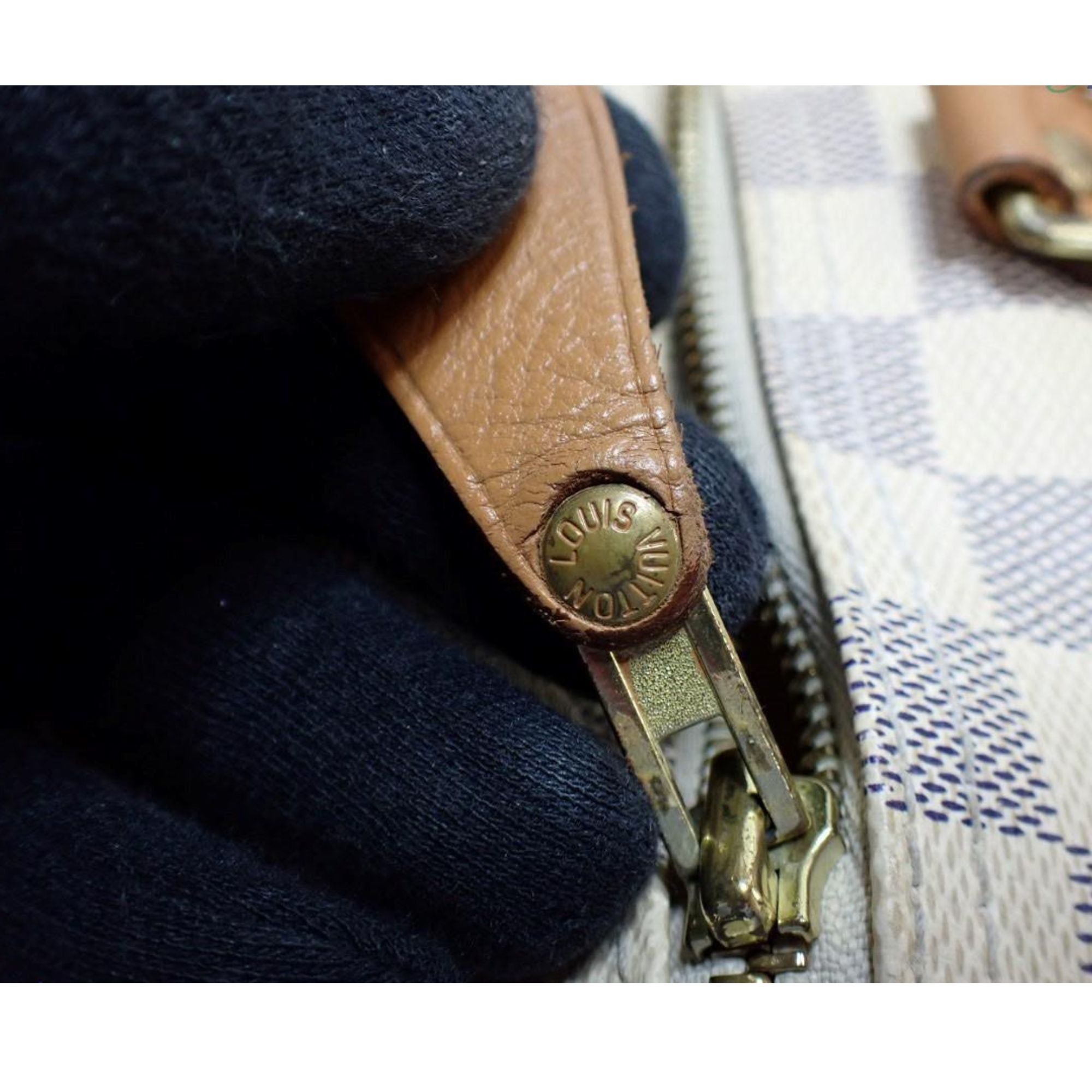 Louis Vuitton Speedy 30 Damier Azur | Bolso Vintage de Lujo