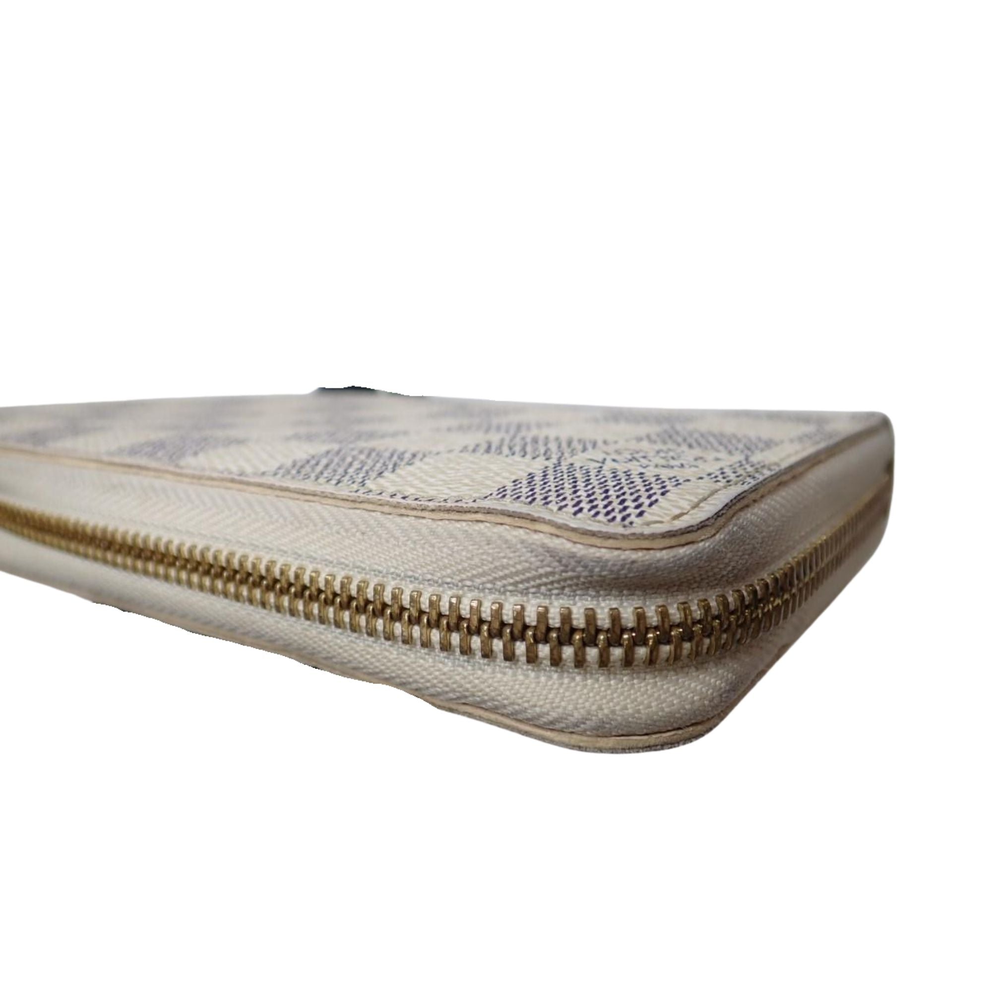 Louis Vuitton Zippy Wallet Damier Azur Canvas