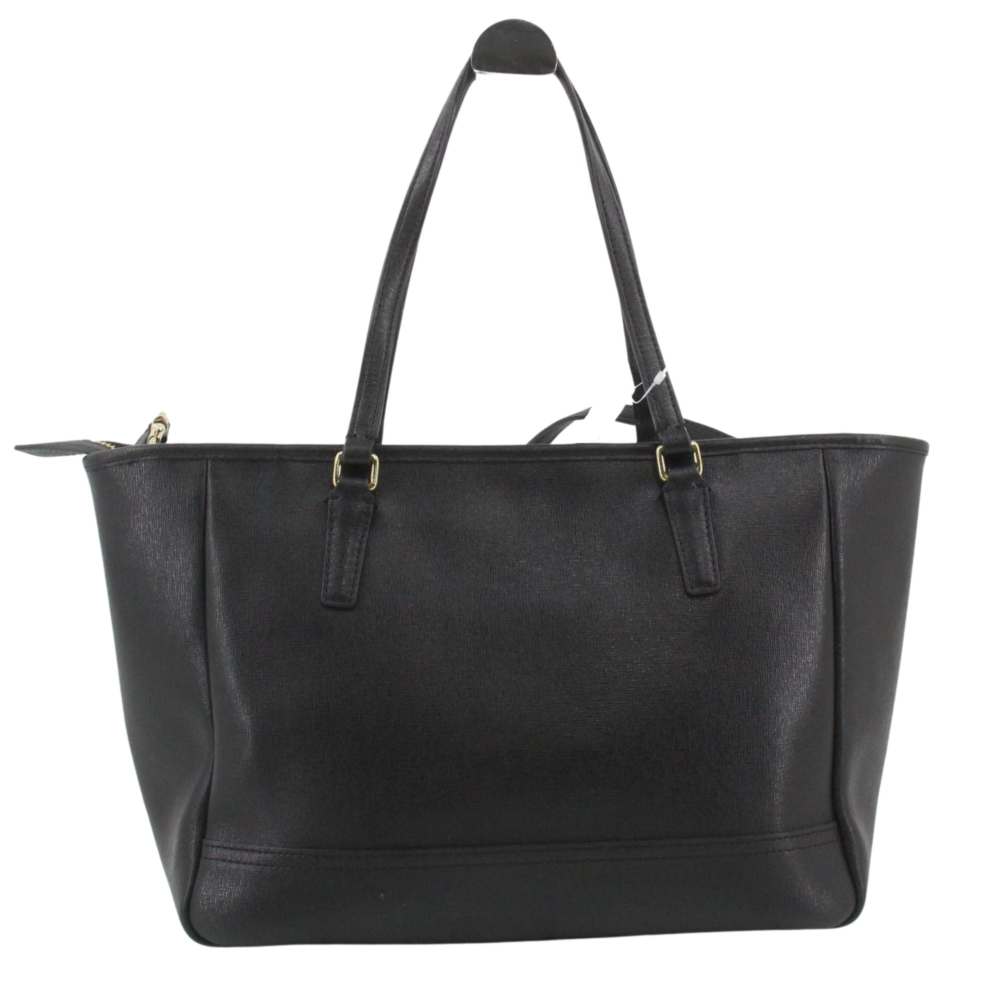 Coach City Zip Tote negro en piel Saffiano – Bolso shopper de hombro