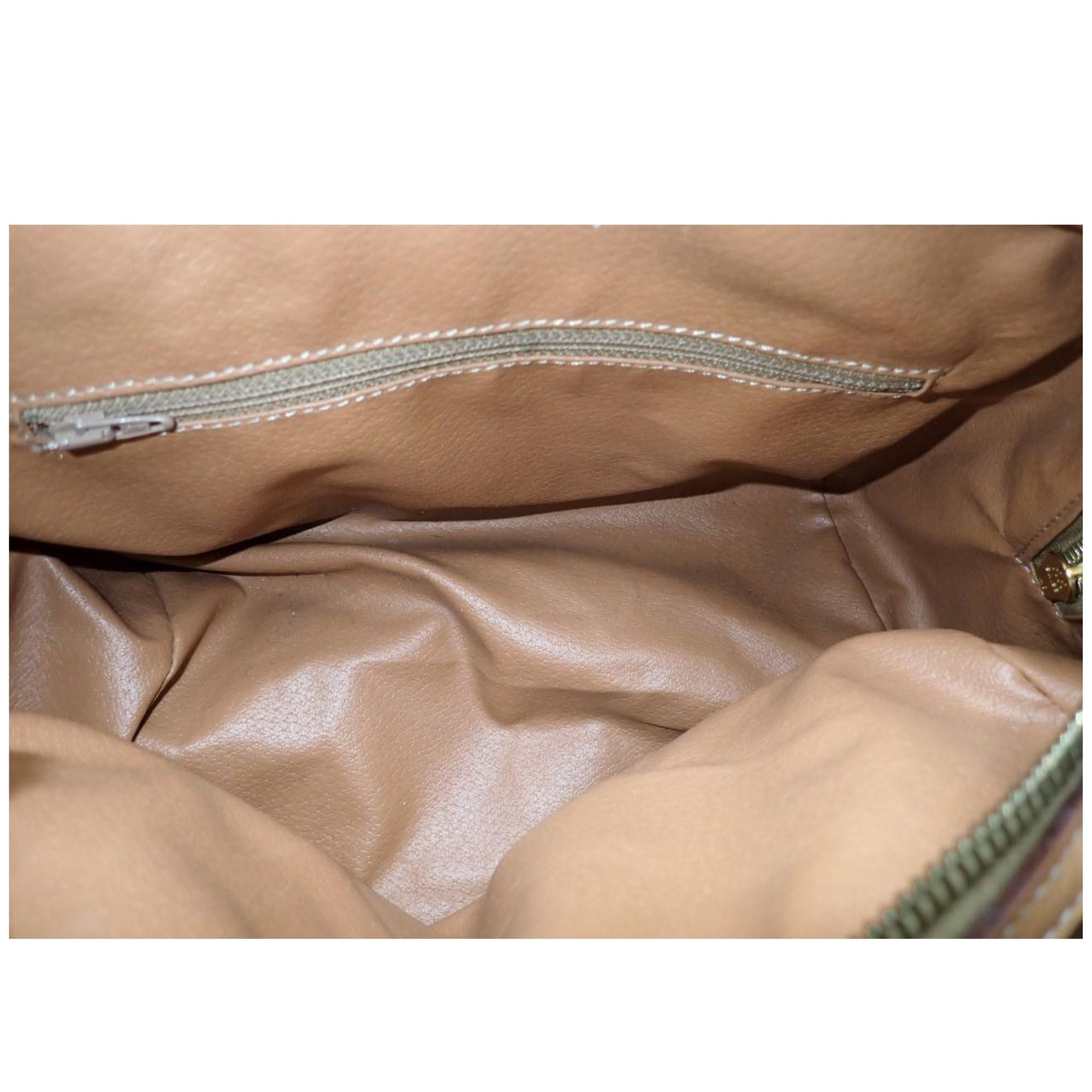 Bolso Céline Vintage Macadam Boston Marrón | Piel Camel | 26 cm