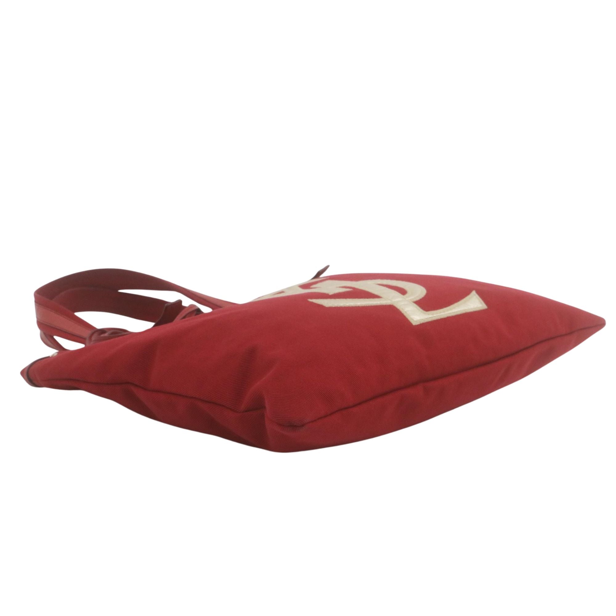Bolso Yves Saint Laurent YSL Vintage Tote Rojo