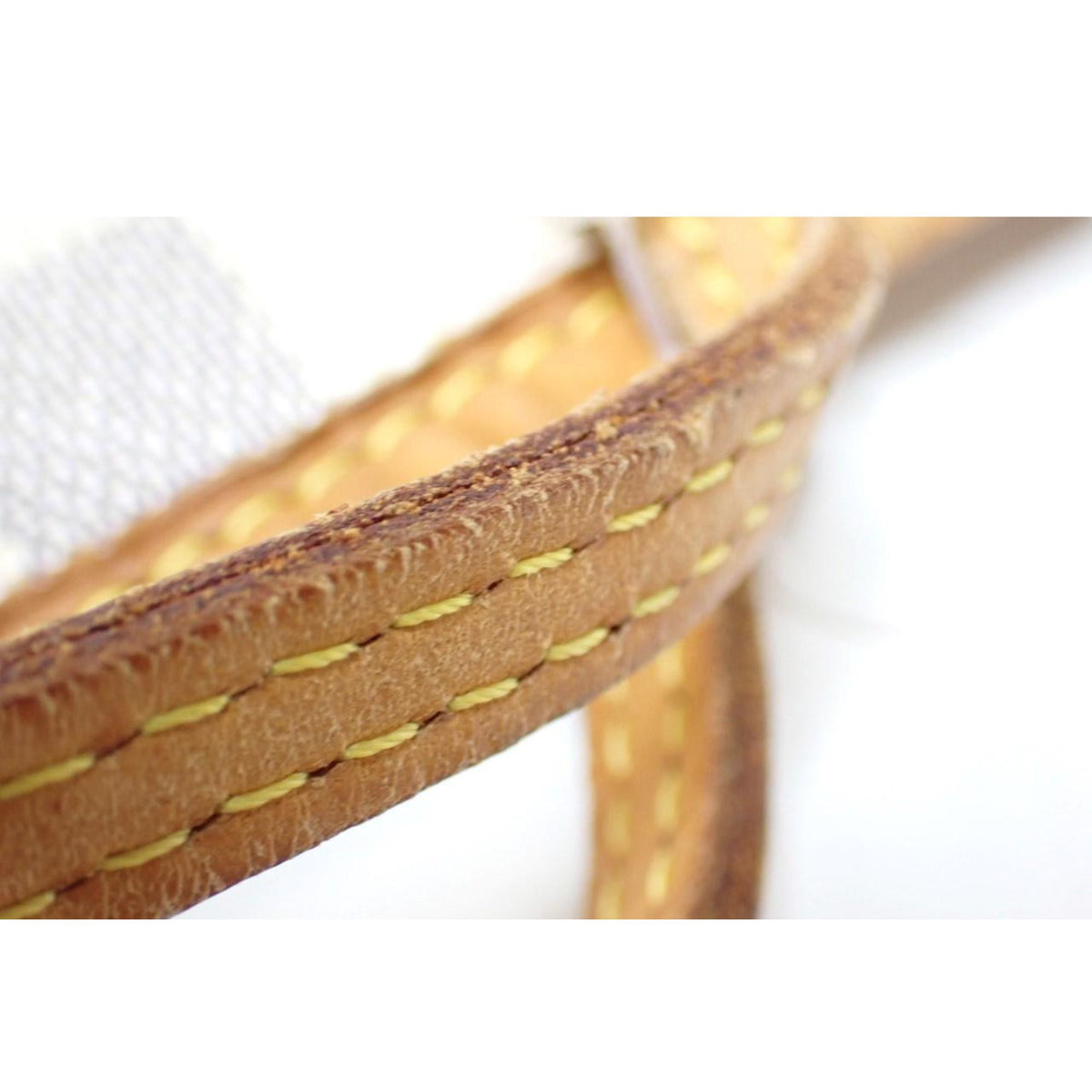 Louis Vuitton Neverfull MM Damier Azur – Bolso tote de lona revestida y piel natural