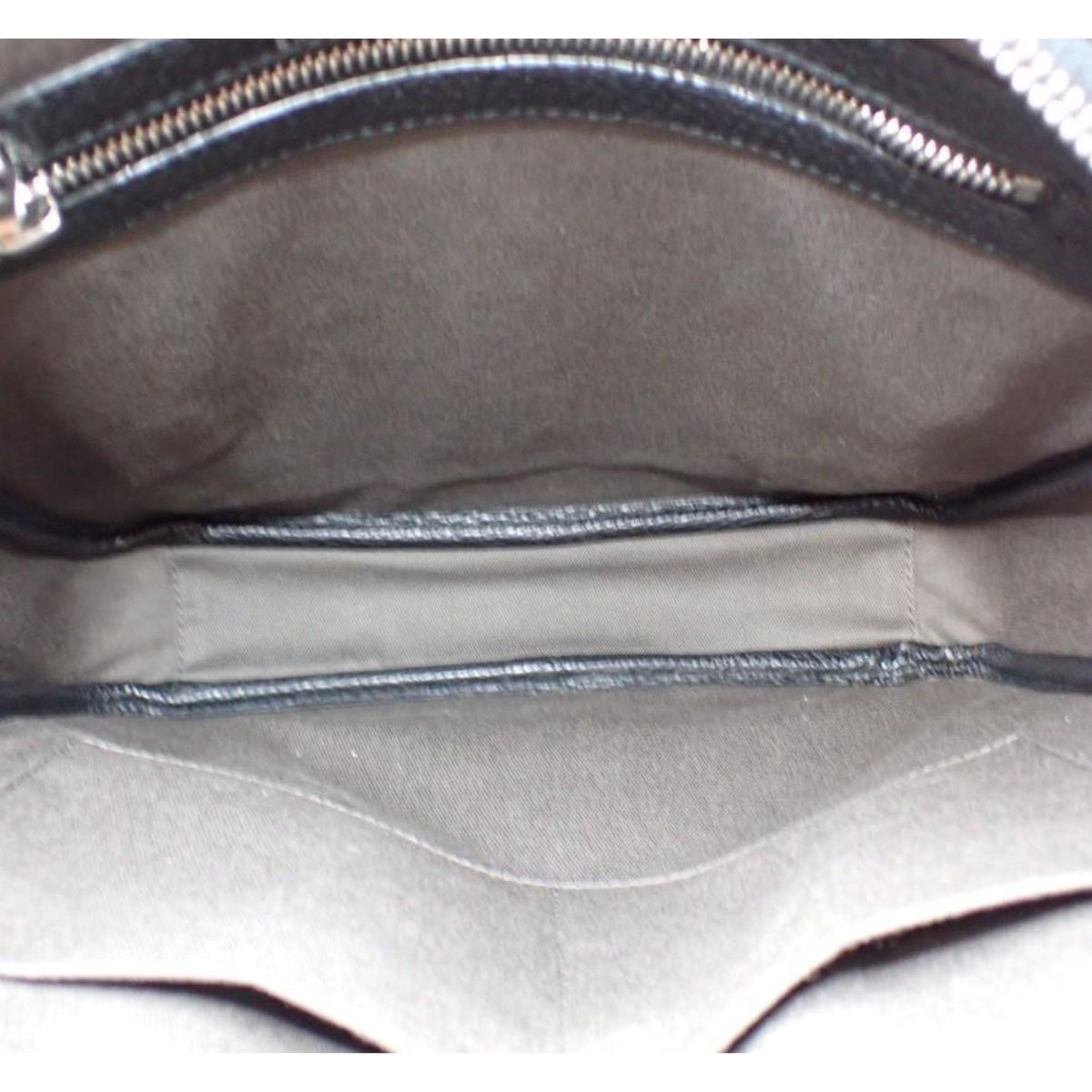 Bally – Bolso bandolera de piel negra con franjas rojas y blancas