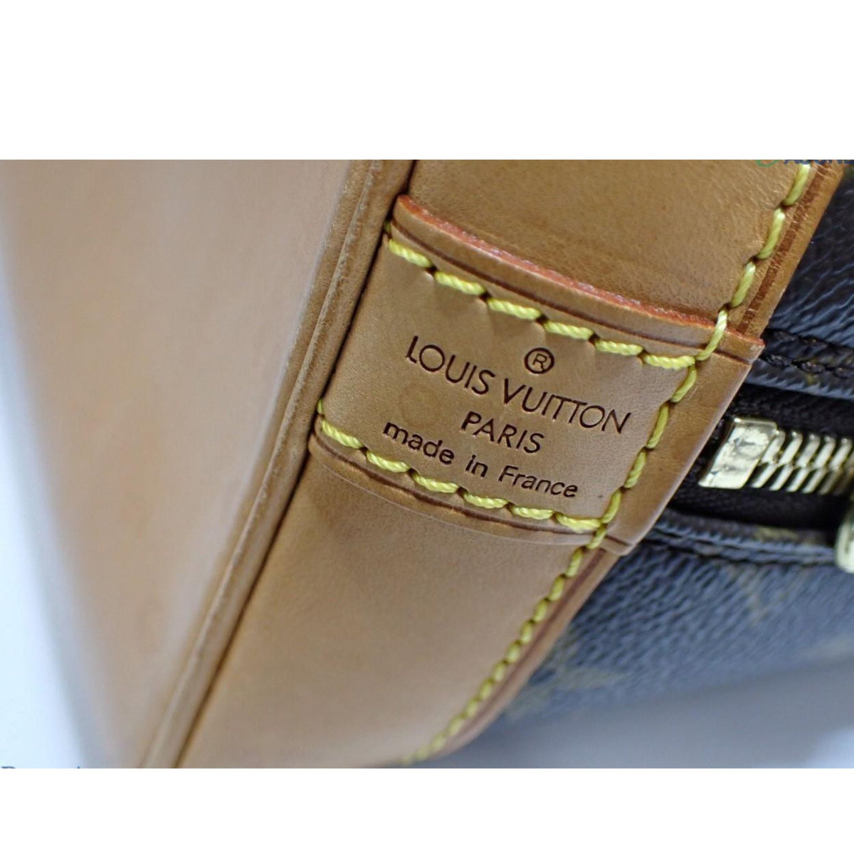 Louis Vuitton Alma PM Monogram – Bolso vintage de lona y piel natural