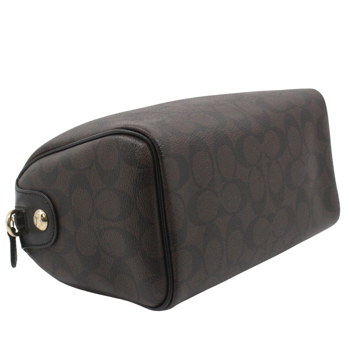 Coach Mini Bennett Satchel Signature – Bolso pequeño marrón y negro con bandolera