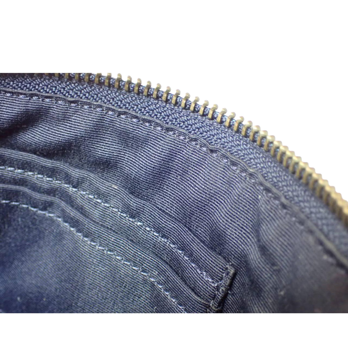 Coach New York – Bolso bandolera de piel azul marino con cadena