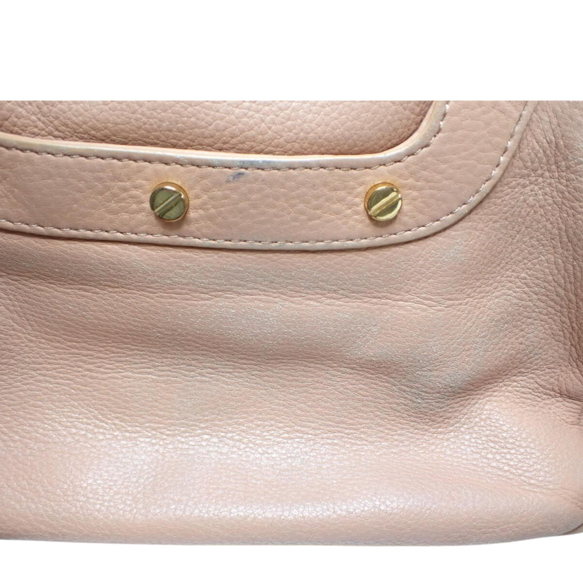 Tory Burch – Bolso de piel rosa empolvado con logo dorado y bandolera