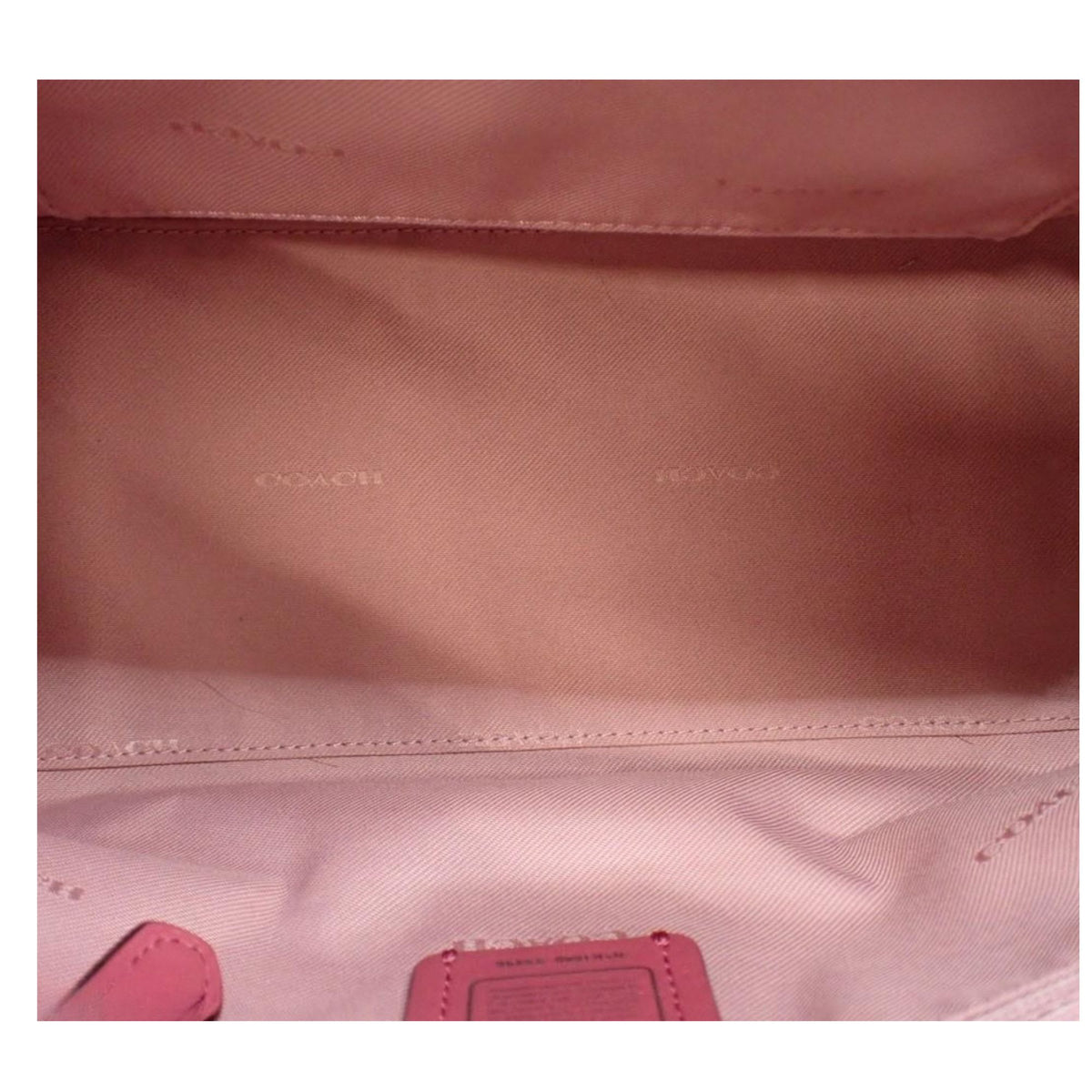 Coach Swagger 27 – Bolso de piel rosa con herrajes plateados y bandolera