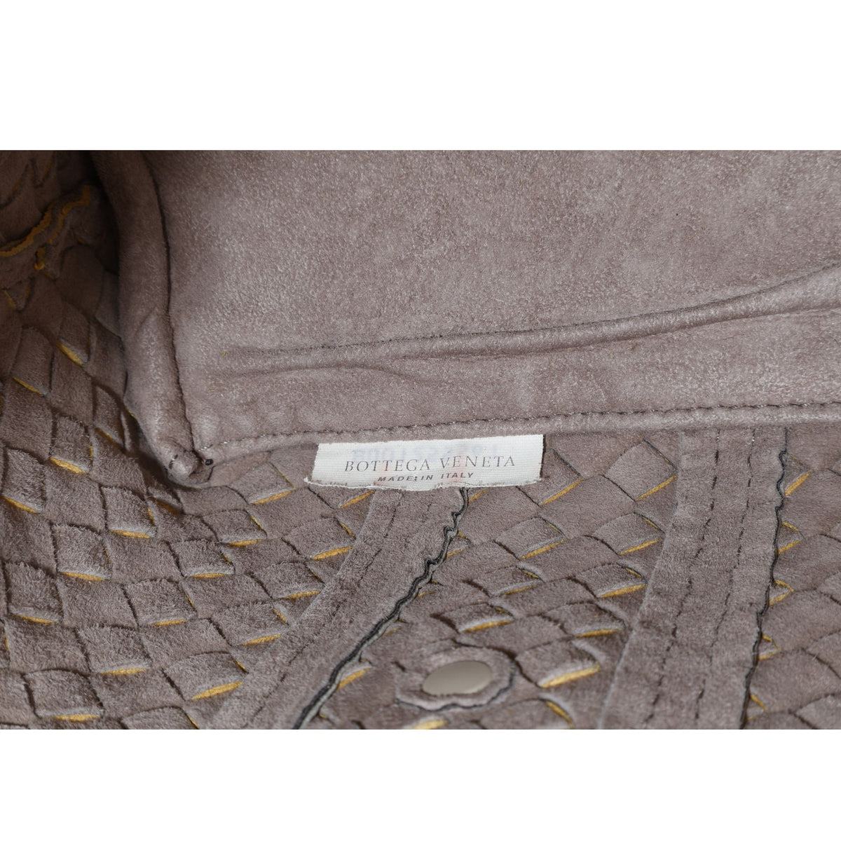 Bottega Veneta Vivo Cervo Intrecciato – Bolso de piel trenzada amarilla con bandolera