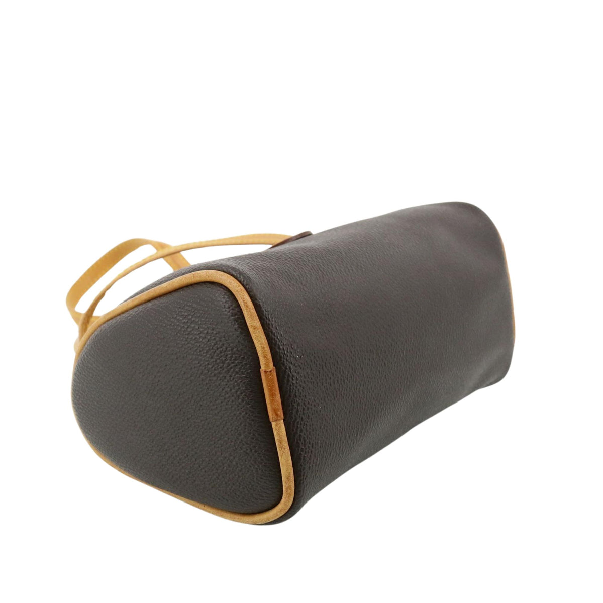 Hunting World Sporting World – Mini bolso bowling marrón con piel natural y bandolera