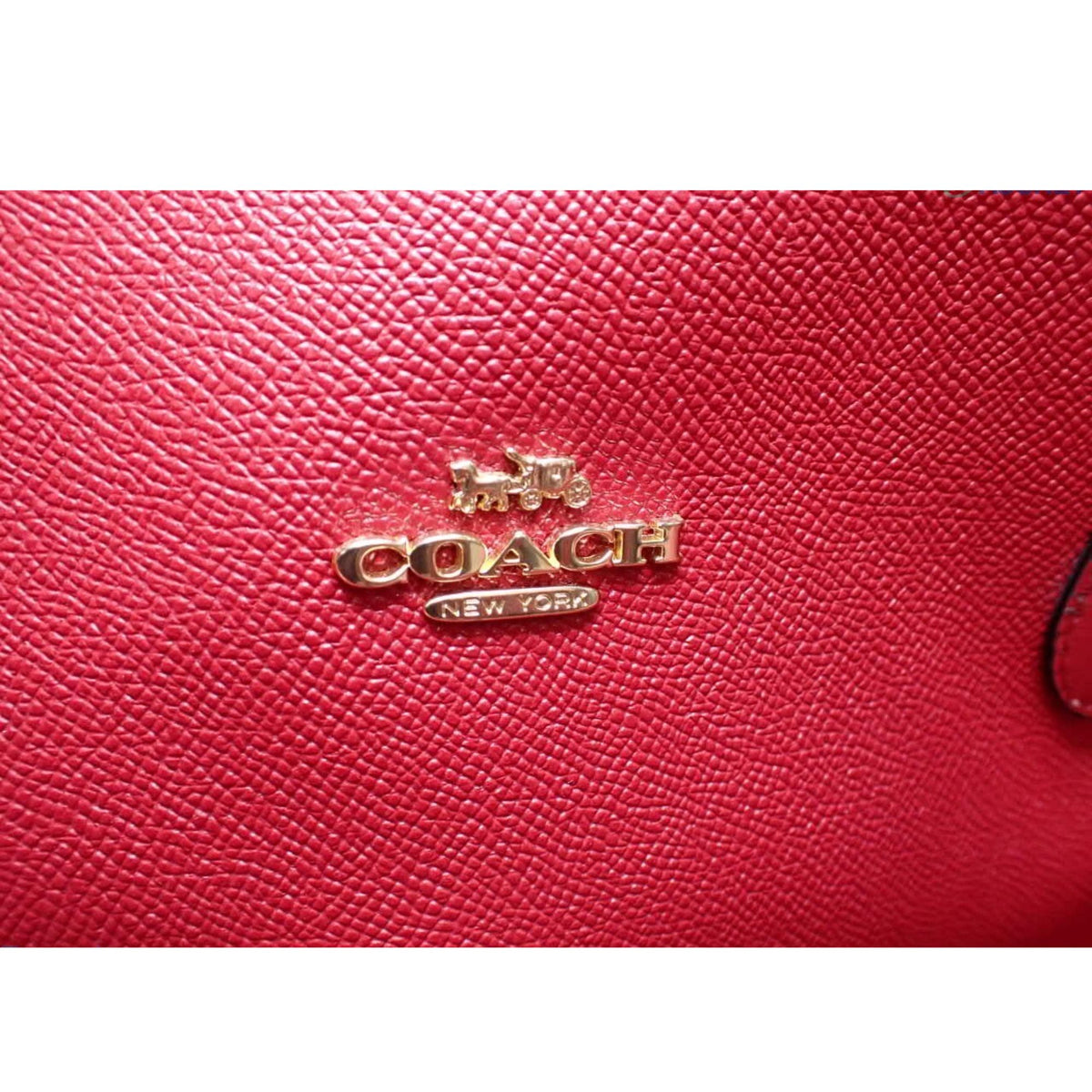 Coach City Tote Signature Reversible – Bolso shopper marrón y rojo