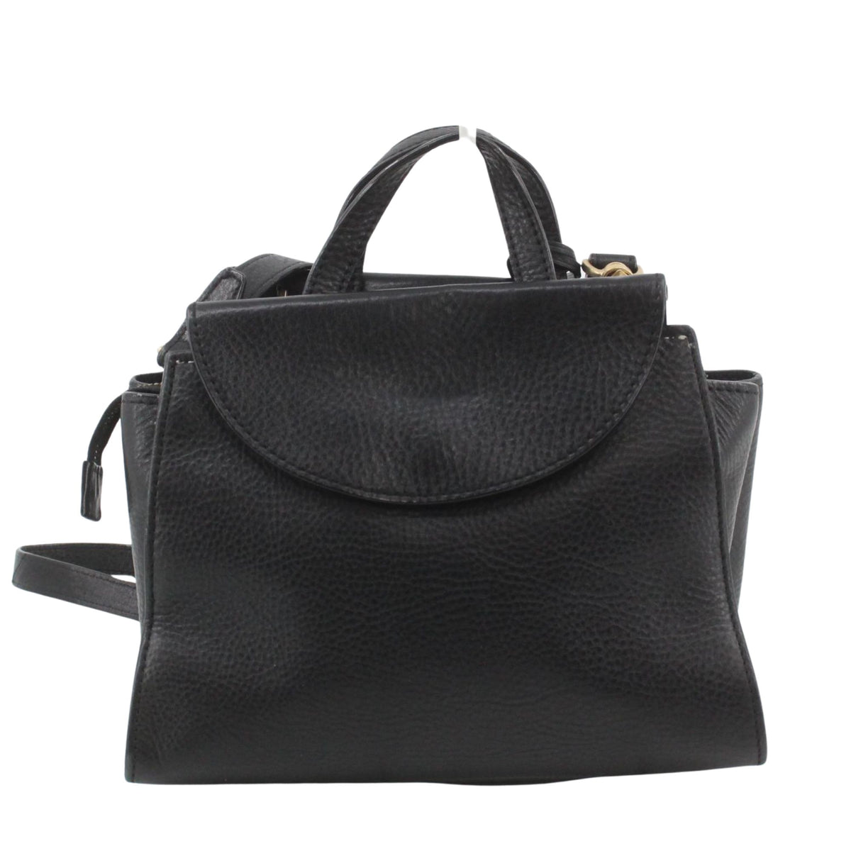 Kate Spade Saturday – Bolso de piel negra granulada con asas y bandolera