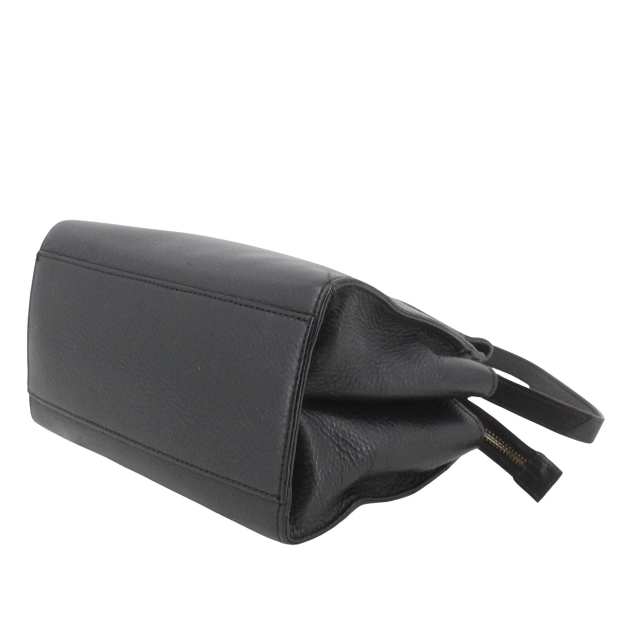 Kate Spade Saturday – Bolso de piel negra granulada con asas y bandolera