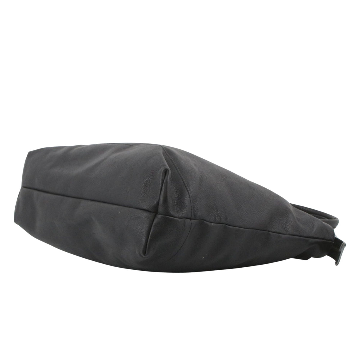 Burberry Black Label – Bolso shopper de piel negra con interior azul