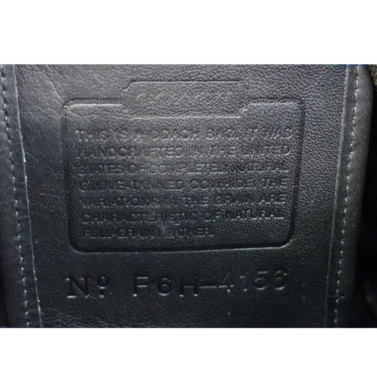 Coach vintage bolso saco de piel negra con hebilla dorada