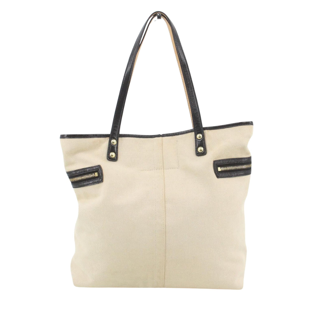 Coach 14998 – Bolso tote de lona crema con ilustración marinera y detalles de piel