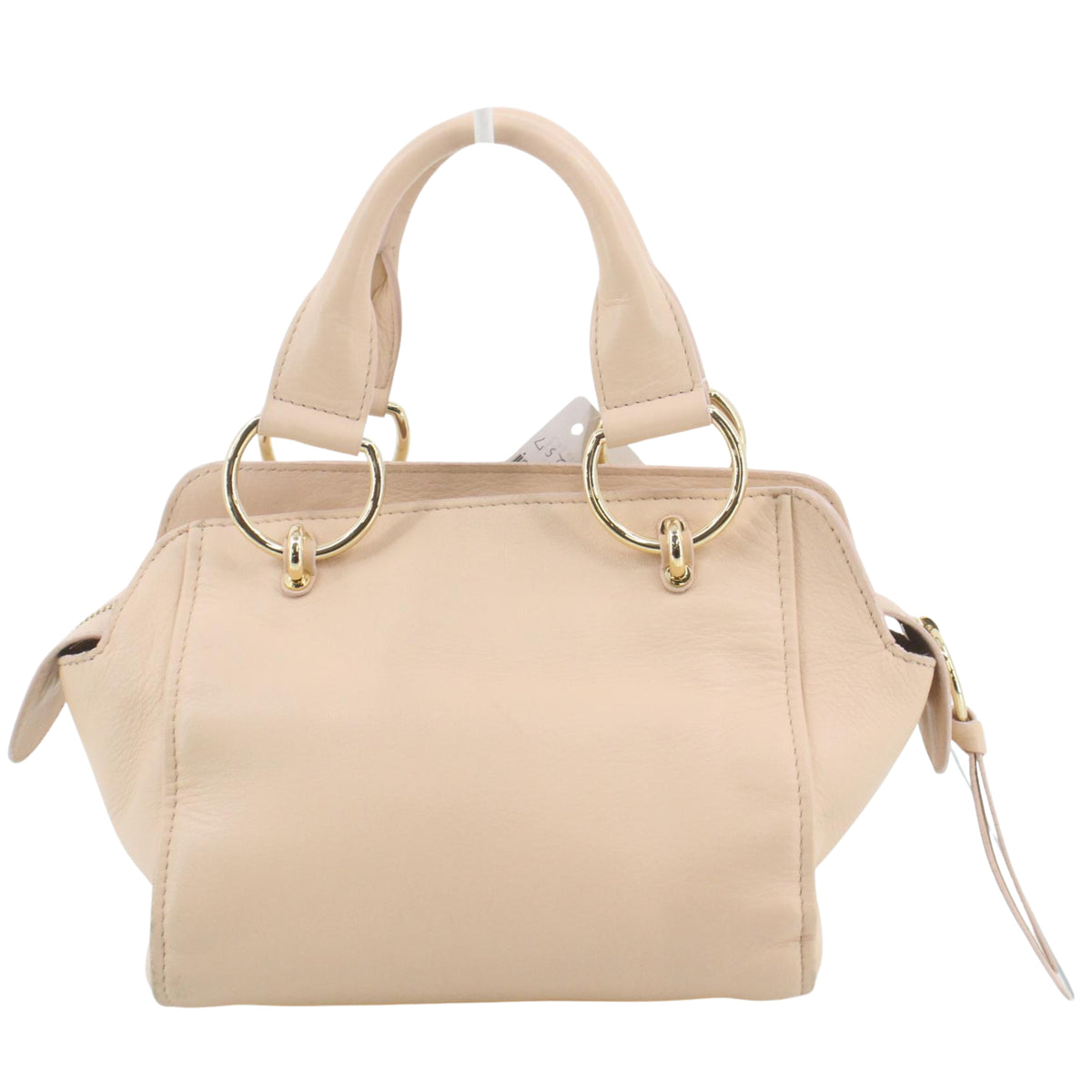 See by Chloé Paige – Bolso de piel beige rosado con herrajes dorados y bandolera