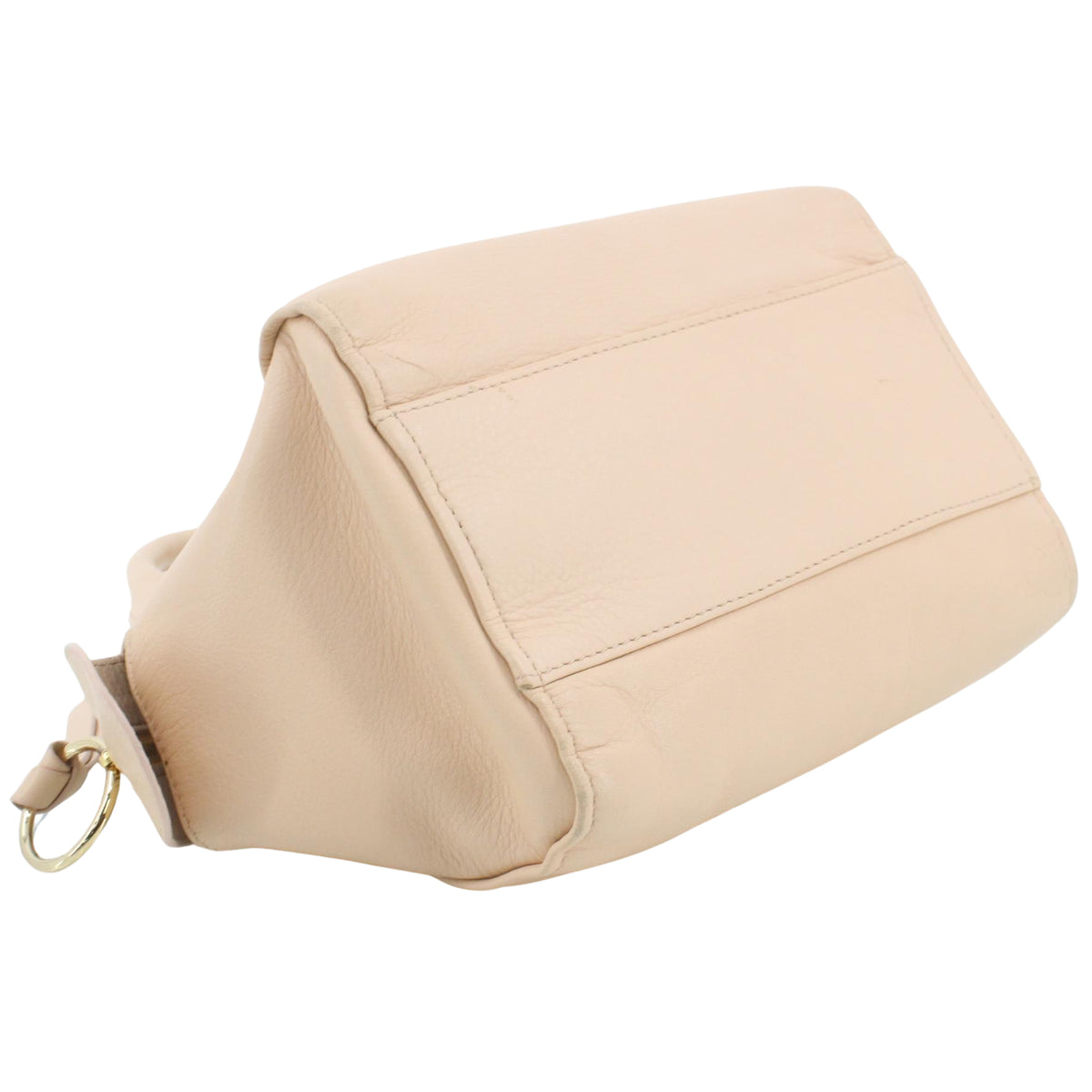 See by Chloé Paige – Bolso de piel beige rosado con herrajes dorados y bandolera