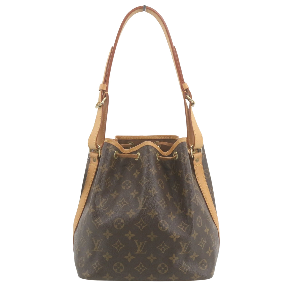Louis Vuitton Petit Noé Monogram Vintage – Bolso de Hombro de Lona y Piel Natural