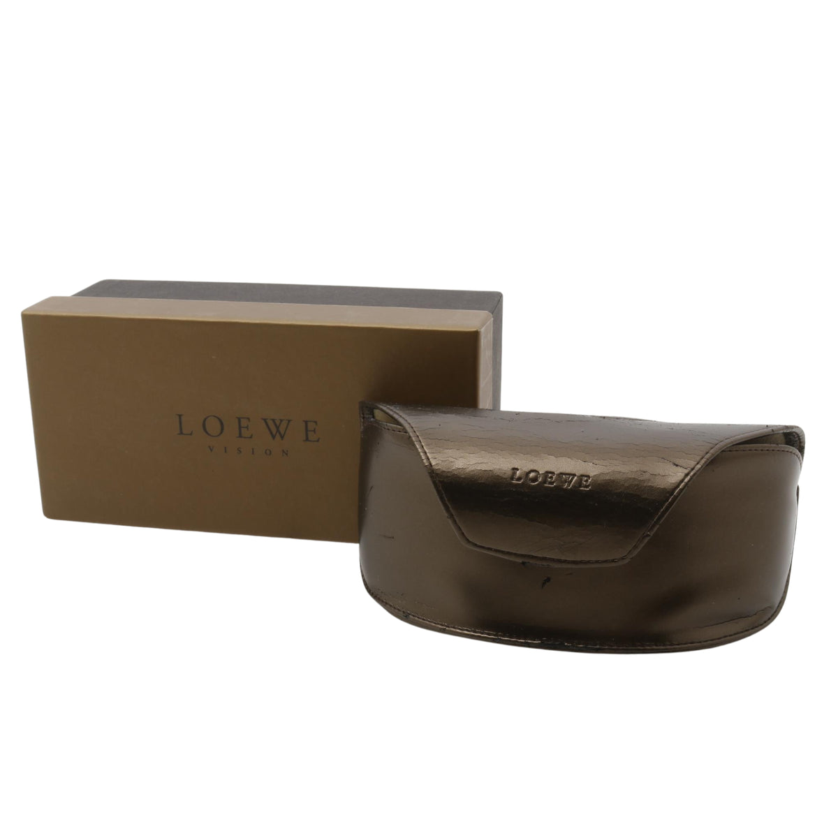 Loewe SLW 555S – Gafas de Sol Vintage Marrón con Anagrama Dorado