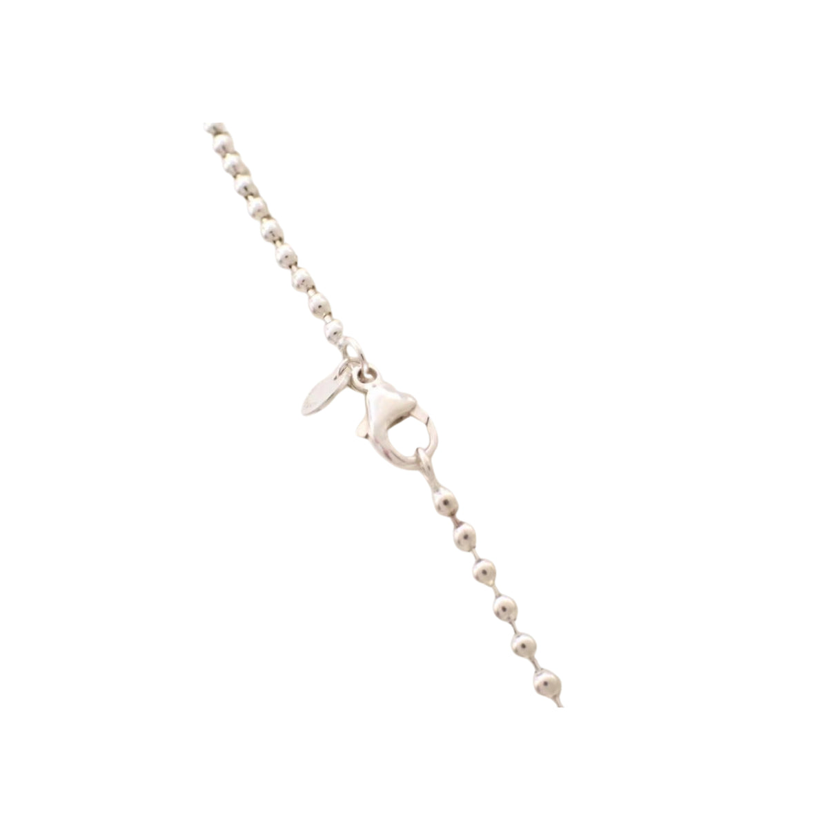 Tiffany & Co. Return to Tiffany – Collar de plata 925 con placa ovalada y cadena de bolas de 84 cm