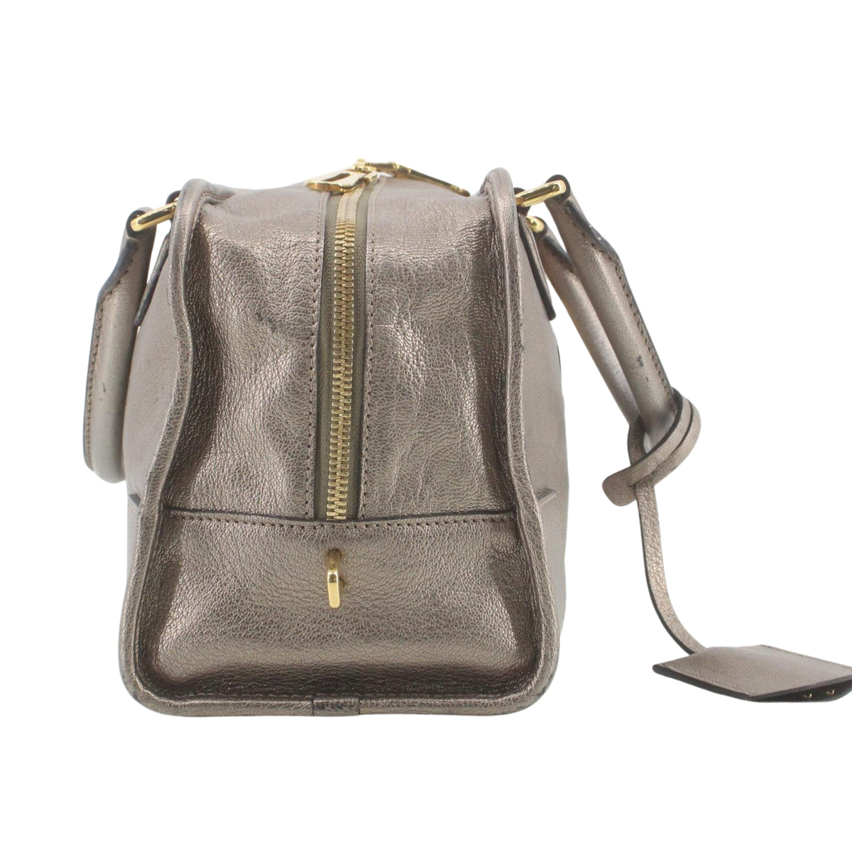 Loewe Amazona 28 Vintage de Piel Metalizada Bronce con Anagrama
