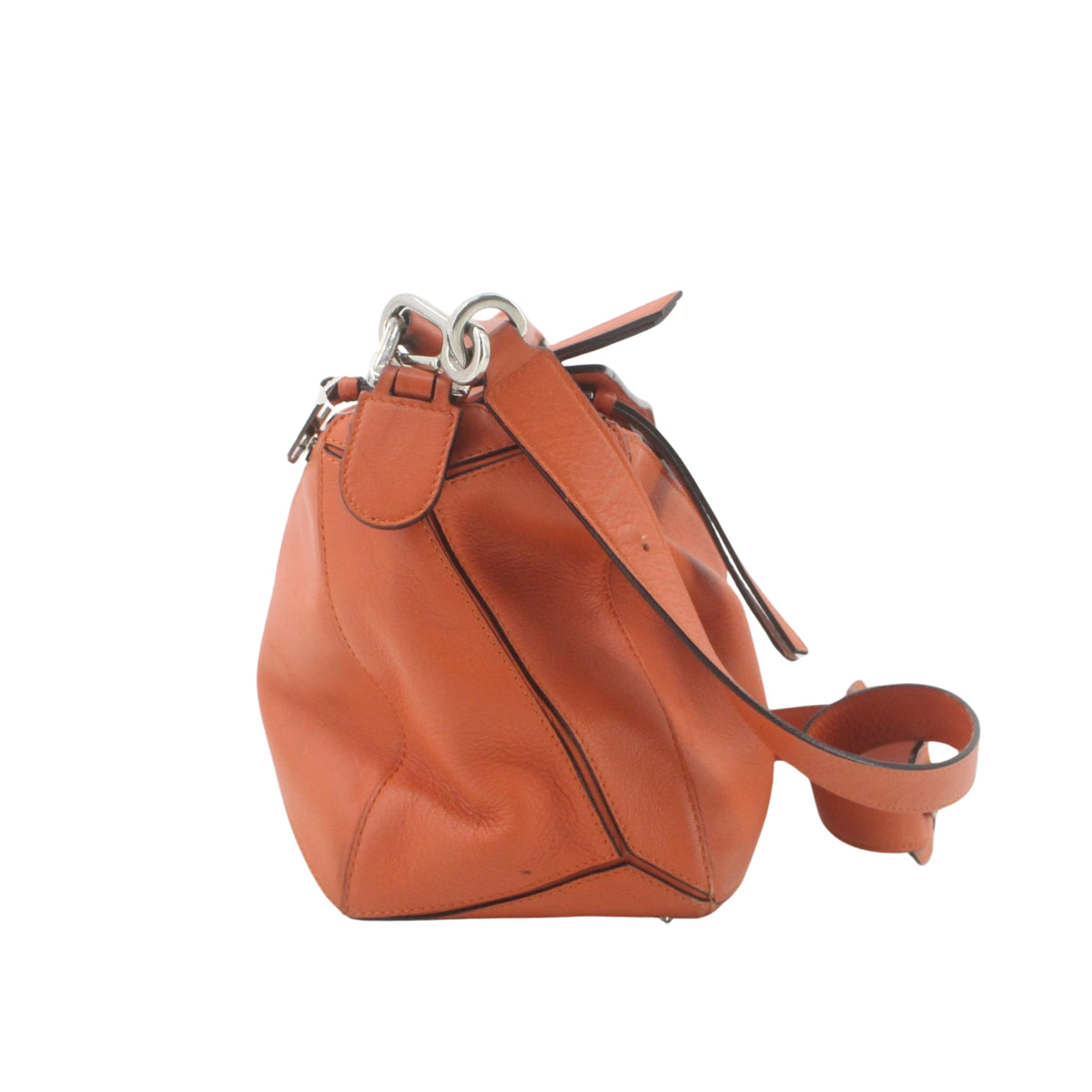 Loewe Puzzle Original de Piel Naranja Terracota – Bolso de Lujo Preloved