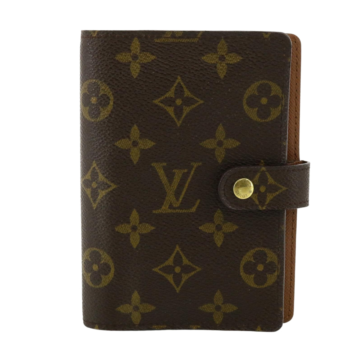Louis Vuitton Agenda PM Monogram Vintage – Agenda de Anillas en Canvas y Piel Marrón