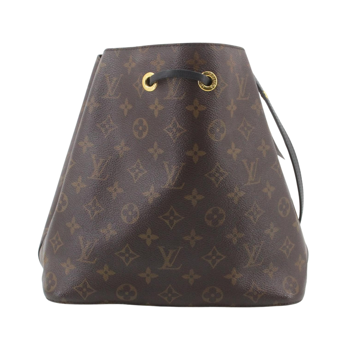 Louis Vuitton NéoNoé MM Monogram – Bolso Saco de Lona con Piel Negra