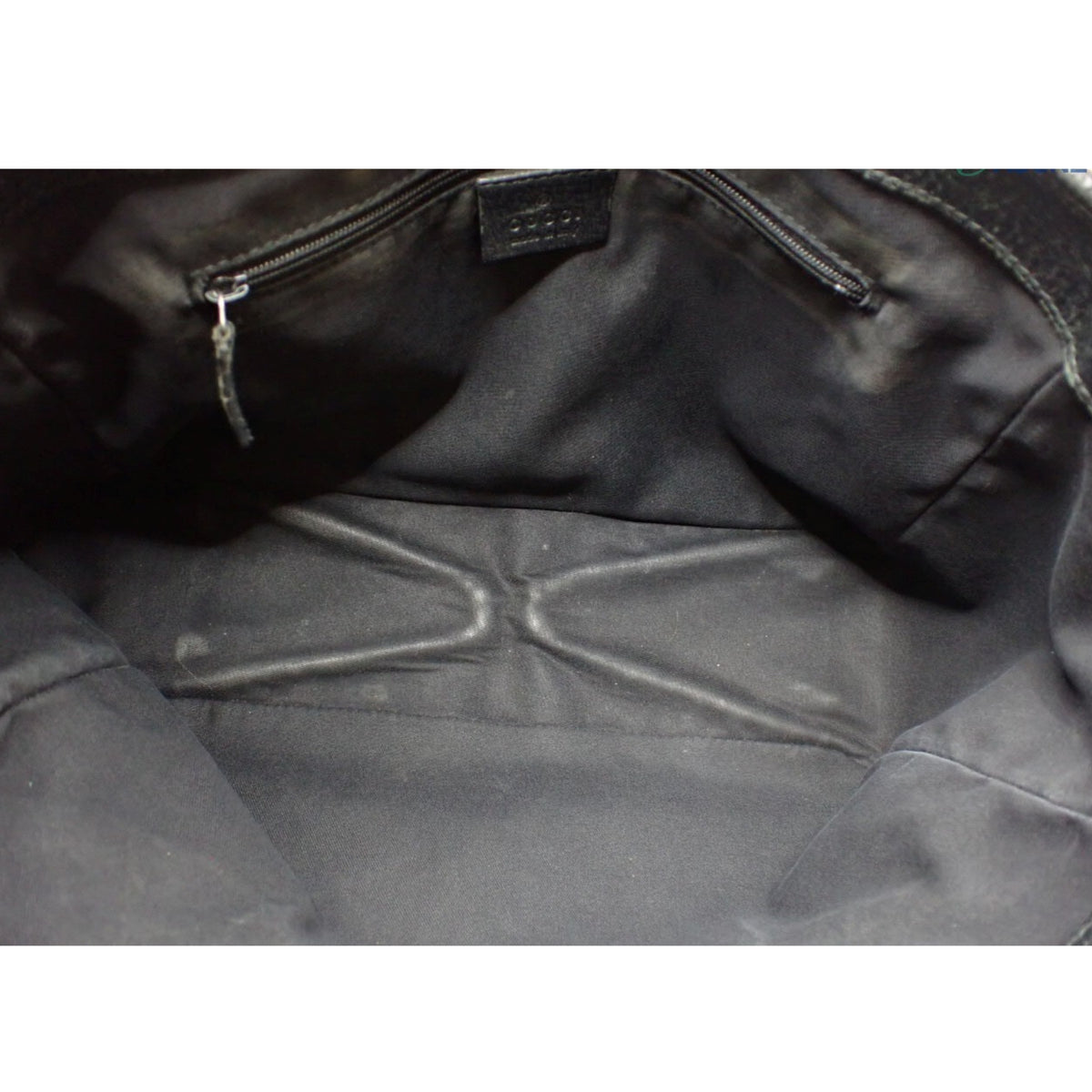 Gucci Vintage Tote GG Canvas Negro – Bolso de Hombro